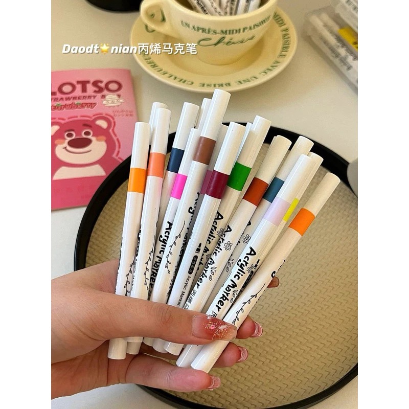 預購 台灣出貨 80色丙烯馬克筆 Daodtnian 新款兒童畫畫 色彩鮮艷濃郁飽和度 高丙烯馬克筆 兒童馬克筆-細節圖8