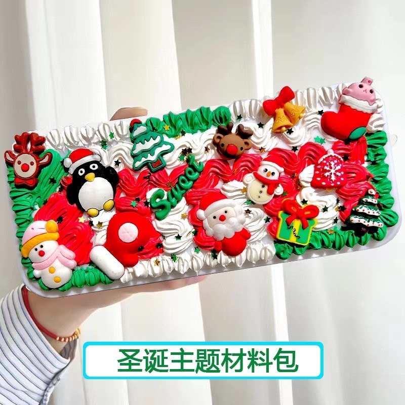 預購 台灣出貨 DIY奶油膠文具盒 DIY文具盒 三麗鷗 超人 恐龍 聖誔 DIY奶油膠 鉛筆文具盒 鉛筆盒-規格圖6