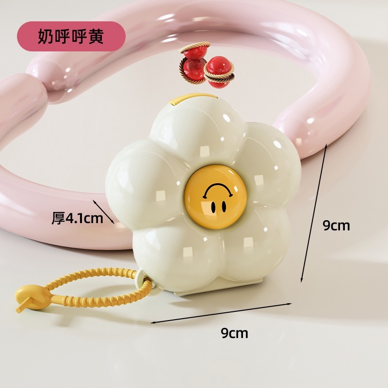 預購 台灣出貨 微笑花朵藥盒 多巴胺 便攜式藥盒 迷你多功能 旅行藥品 七天裝塑料 分隔藥片 收納盒-細節圖2