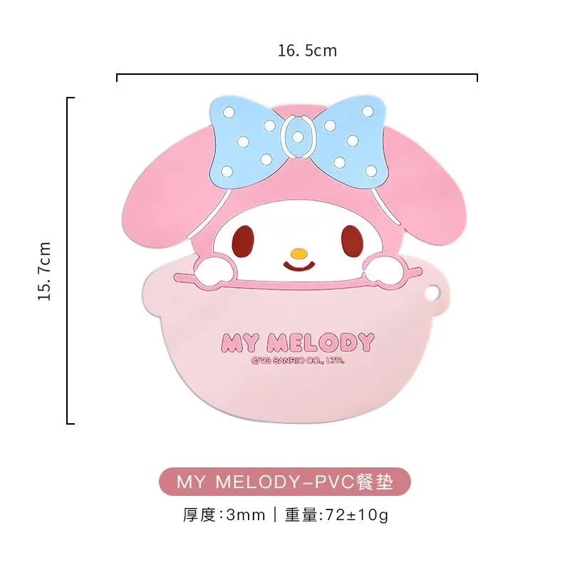 三麗鷗卡通隔熱墊 桌面隔熱墊 餐墊 杯墊 廚房墊 隔熱墊 防油餐墊-規格圖5