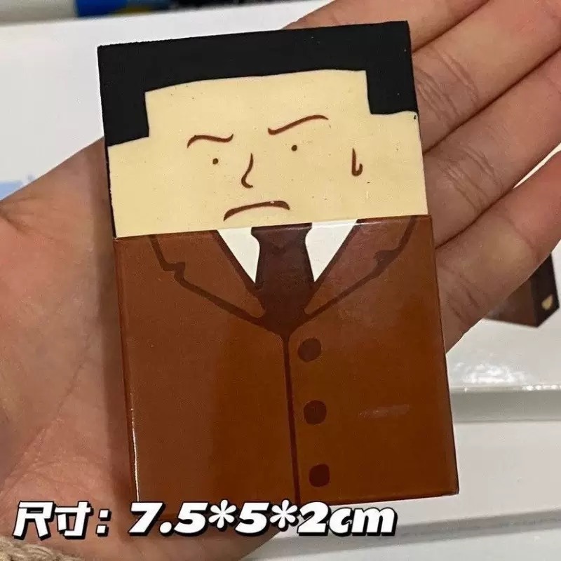 禿頭大叔橡皮擦 禿頭橡皮擦 創意 惡搞社畜小學生考試橡皮擦 美術文具橡皮擦-規格圖8