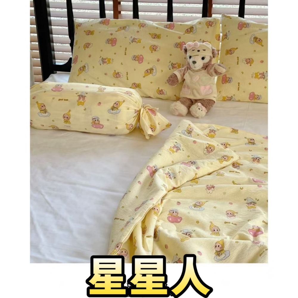 【超夯韓系】企鵝糖果色夏被組 🐧 涼感透氣 兩件套床組 學生宿舍推薦 韓國涼被 夏日涼被-規格圖1