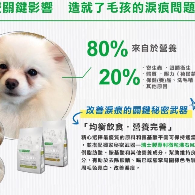 【免運】自然本色 飼料 機能飼料 狗糧 乾糧 犬糧 狗飼料 小型犬 全齡犬 改善淚痕 淚腺飼料-細節圖10