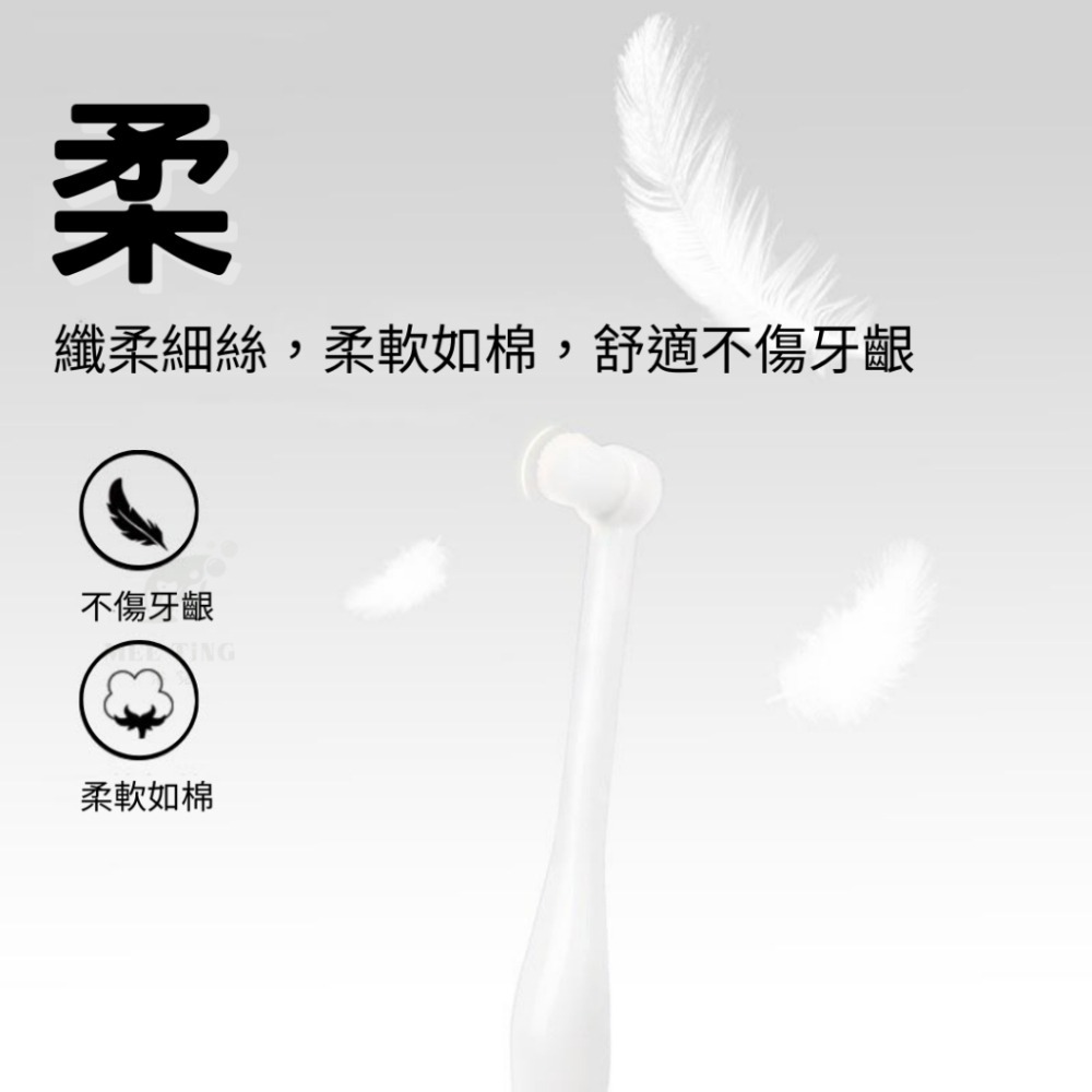 Histotree 迷你牙刷 超細刷毛 寵物牙刷 小頭 萬毛牙刷 口腔清潔  寵物美容  寵物潔牙狗貓 360度牙刷-細節圖2