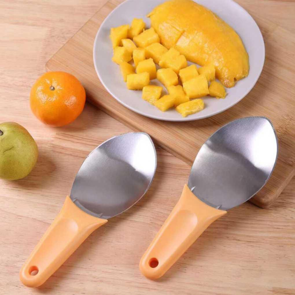 切芒果刀【台灣現貨】切西瓜刀 多功能水果刀芒果專用刀 水果造型挖勺 西瓜切塊工具 酪梨切丁粒神器 分割模具【P0502】-細節圖4