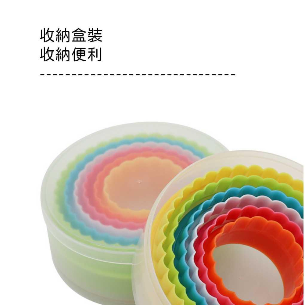 花邊餅乾模具6入 餅乾模  慕斯圈 蔬菜切 水果切 曲奇餅乾 蛋糕模具 造型模具 薑餅人 聖誕節 烘焙用具【P0483】-細節圖6