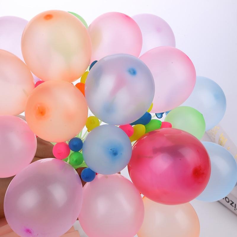 水球製作器 水球神器 快速 灌水球 一包3束每束37顆 打水仗 打水戰 免綁水球 魔術水球 畢業有趣【P0472】-細節圖2