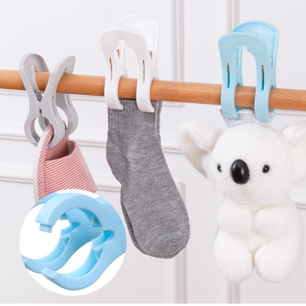 大防風曬衣夾棉被夾【聖杯生活台灣現貨】大號強力防風晾曬夾 曬衣 棉被夾 衣架 曬被夾 曬棉被必備 戶外強力棉被夾-細節圖3