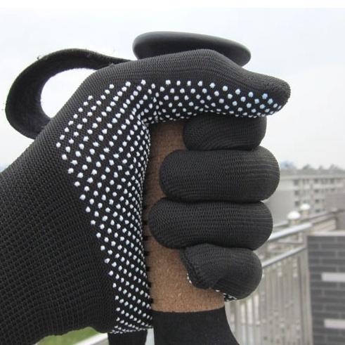 尼龍防滑手套【台灣現貨】 顆粒手套 攀岩手套 戶外手套 工作手套 戶外透氣手套 登山 騎車手套 矽膠手套-細節圖3