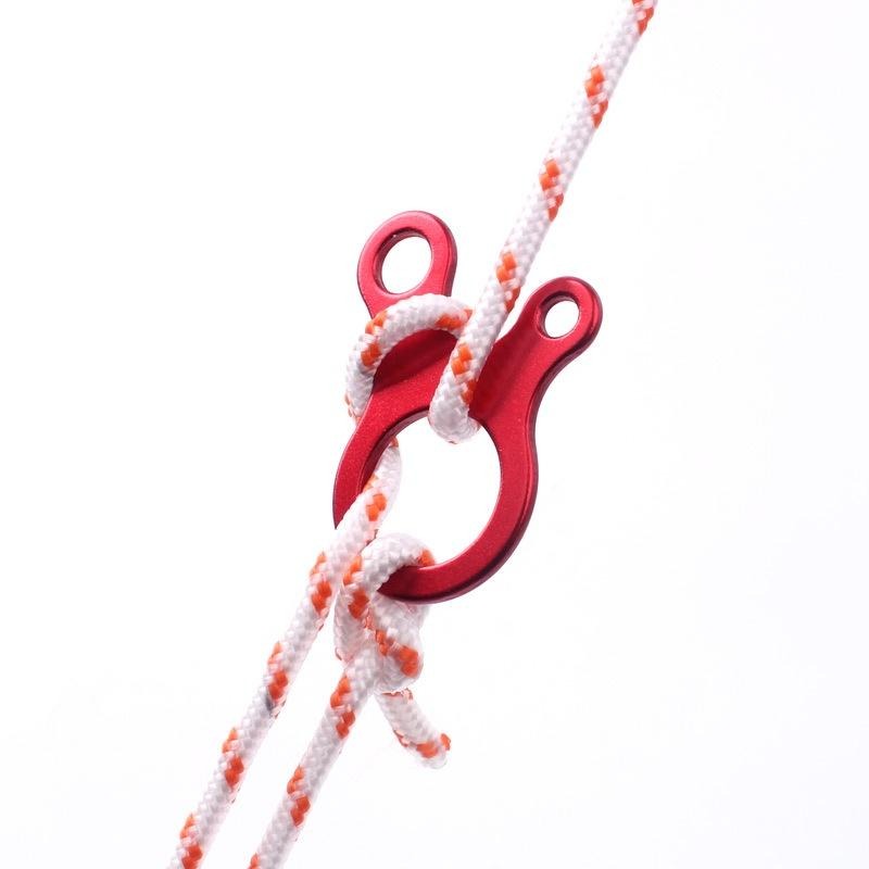 蝸牛釦 登山釦營繩調節片 蝸牛三孔式 鋁合金調節片 營繩 三角扣 三眼扣 雙眼扣 露營必備 適用各種營繩【P0167】-細節圖6