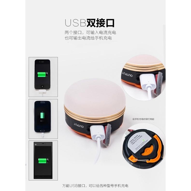 LED提燈 【聖杯台灣現貨】 緊急燈帳篷燈USB充電 露營燈 營地燈 野營燈 戶外用品 緊急照明 停電備用【P0206】-細節圖6