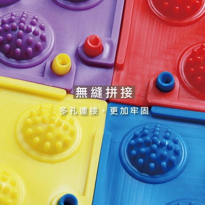 腳底按摩地墊【聖杯生活台灣現貨】腳底穴道按摩 健康步道 家用健康穴位指壓板 彩色繽紛 健康居家運動 居家復健-細節圖3