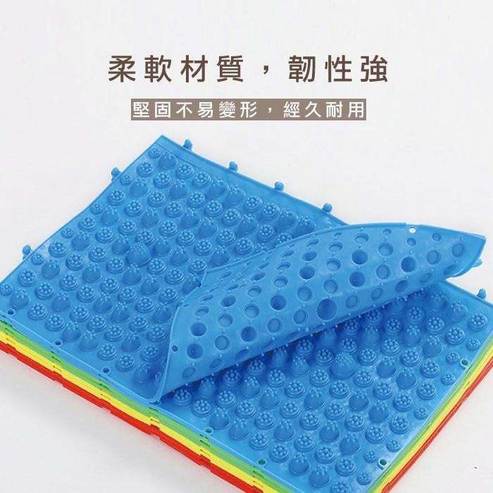 腳底按摩地墊【聖杯生活台灣現貨】腳底穴道按摩 健康步道 家用健康穴位指壓板 彩色繽紛 健康居家運動 居家復健-細節圖6