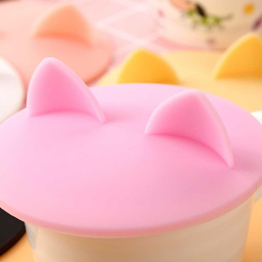 貓耳朵杯蓋【聖杯生活台灣現貨】水杯咖啡杯 杯蓋 防蚊蟲 灰塵掉入 乾淨衛生 軟膠杯蓋 水杯杯蓋 馬克杯杯蓋-細節圖6