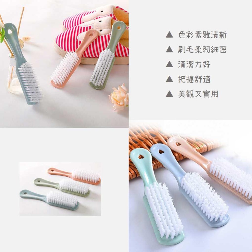 萬用刷子【台灣現貨】萬用刷子 衣領刷 鞋子刷 多功能小刷子 軟毛刷 清潔刷-細節圖3