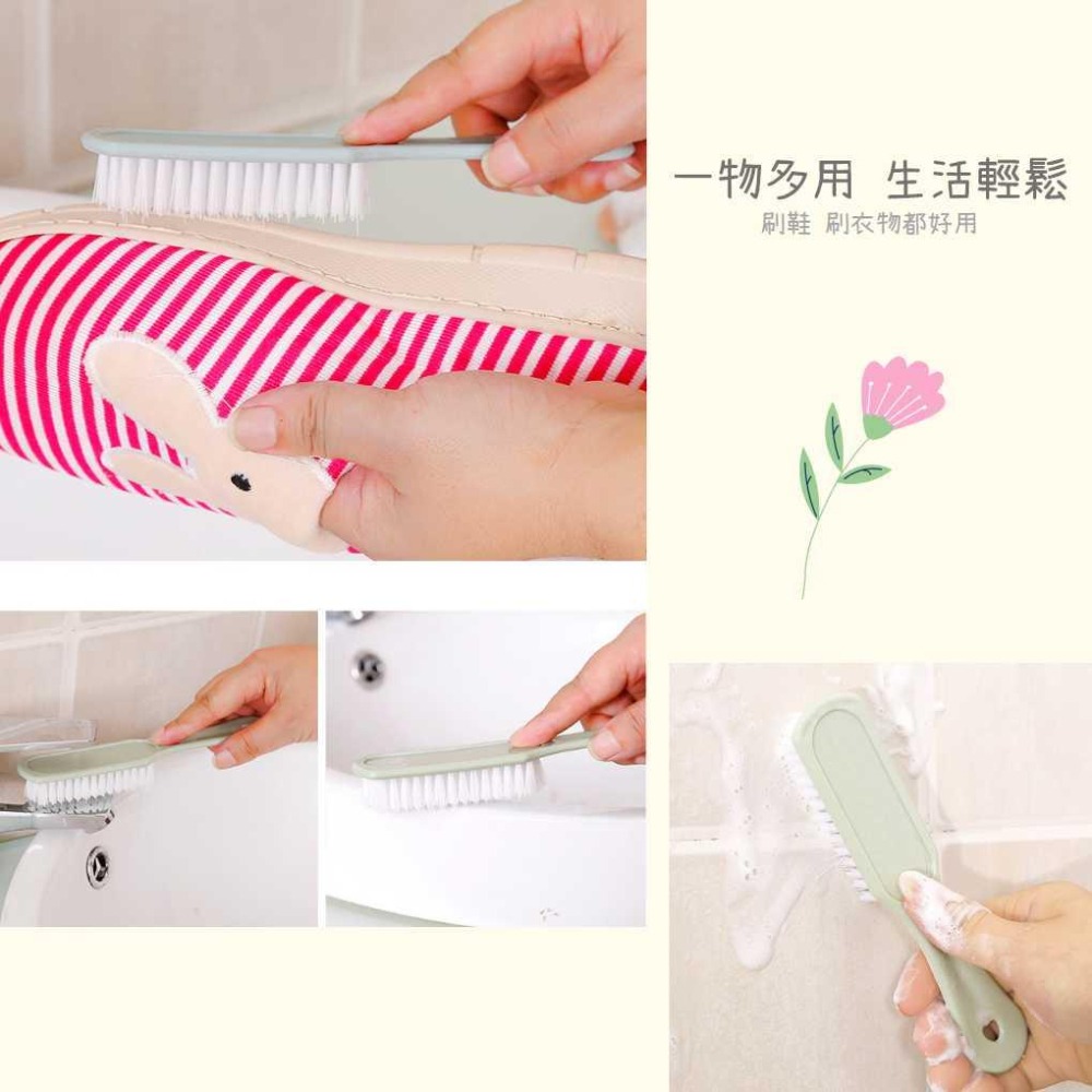 萬用刷子【台灣現貨】萬用刷子 衣領刷 鞋子刷 多功能小刷子 軟毛刷 清潔刷-細節圖4