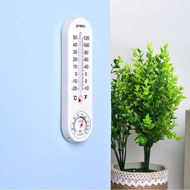 掛壁式家用溫濕度計【聖杯生活台灣現貨】附發票免電池溫度濕度計 掛式室內水銀指針溫度計濕度計 華氏 攝氏 舒適生活溫溼度-細節圖6
