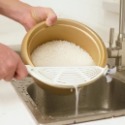洗米輔助器【聖杯生活台灣現貨】不沾手洗米 淘米器 洗米用具 瀝米器 洗米器 攪拌 瀝水 洗米-規格圖5