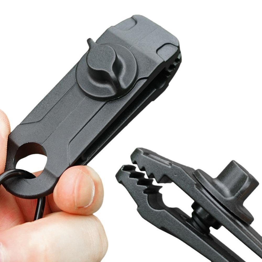 尼龍帳篷夾【聖杯生活 台灣現貨】帳棚夾 天幕固定夾 增設拉點鯊魚夾 戶外野營天幕掛勾大號 防風帶倒鉤夾子【P0096】-細節圖7