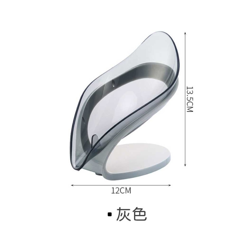 樹葉肥皂盒【台灣現貨】 雙層肥皂盒 洗手台置物架 水滴肥皂盒瀝水肥皂盒 不積水 吸盤式 肥皂置物架【P0033】-細節圖6