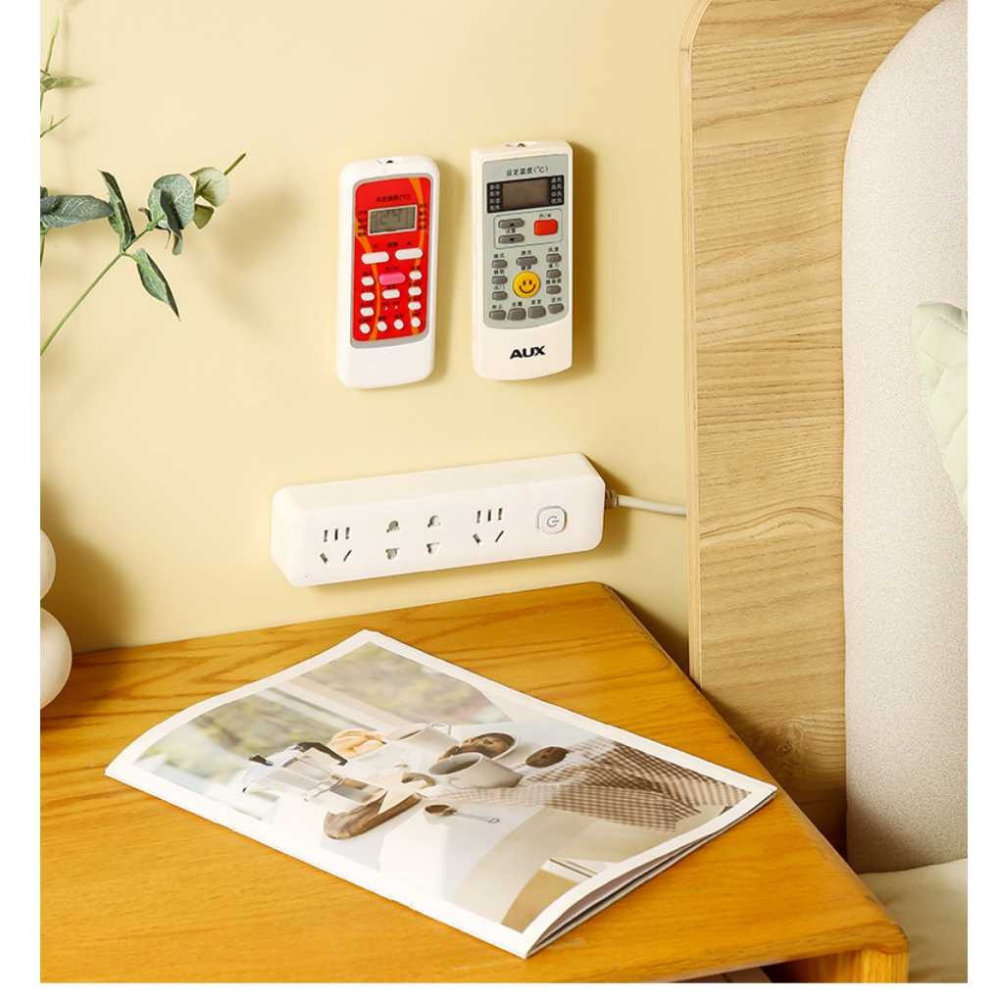 遙控器磁吸貼2入 磁吸收納 無痕收納  掛勾 磁吸貼 磁吸 遙控器收納 磁吸貼片 磁吸貼  遙控器收納盒【P0545】-細節圖4