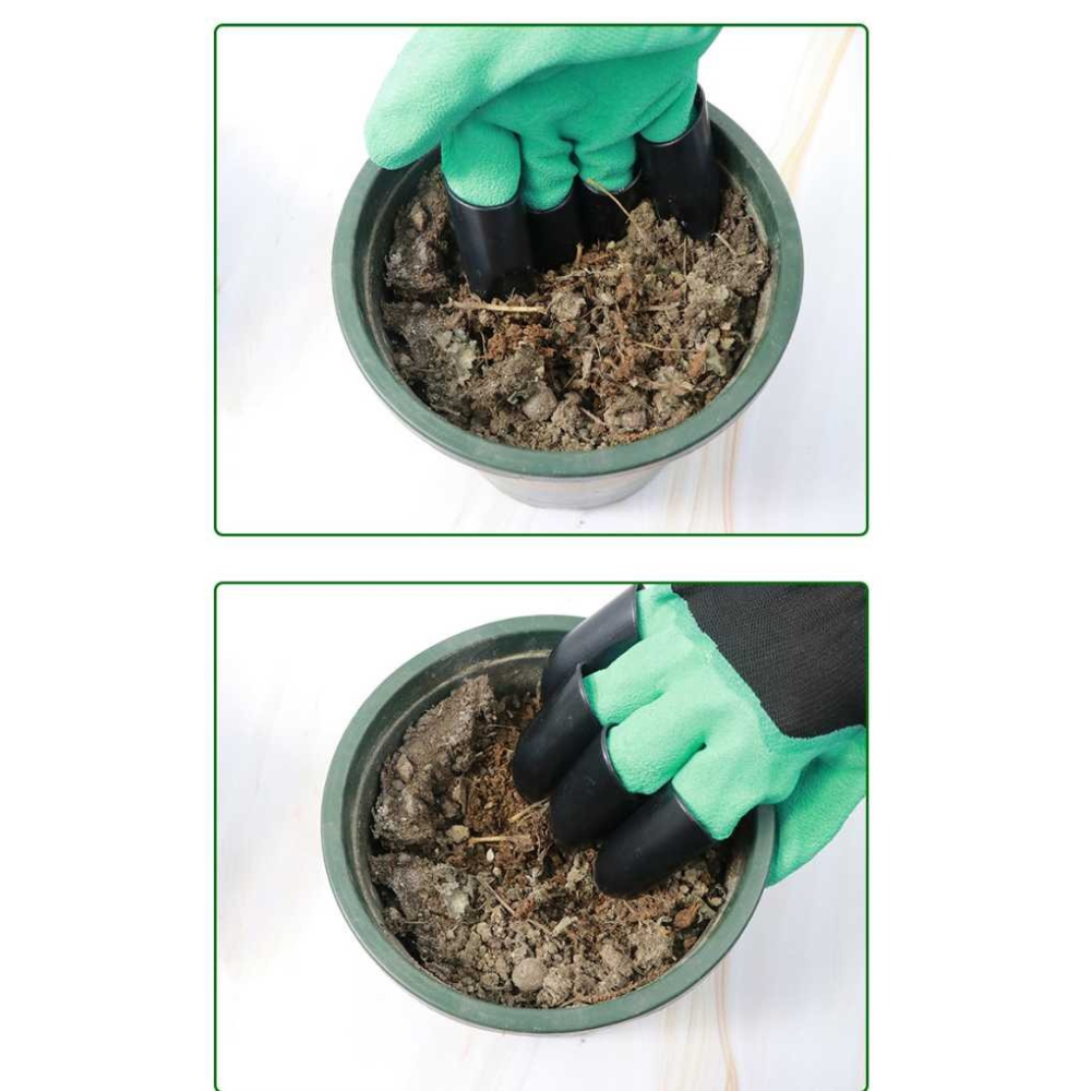 園藝指套 挖土指套 園藝工具 園藝 種菜 挖土 護手 護手指 園藝護手指套 保護手園藝爪子 挖土爪子【P0550】-細節圖3