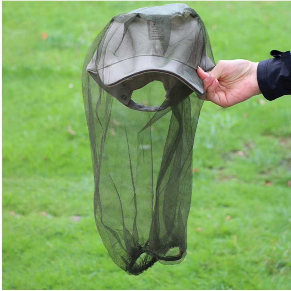 防蟲防蚊帽網 戶外垂釣夜釣帽  釣魚 防曬帽 防蜂帽 透氣 遮陽 面罩 防蟲帽 防蜂帽 蚊帳帽【P0554】-細節圖5