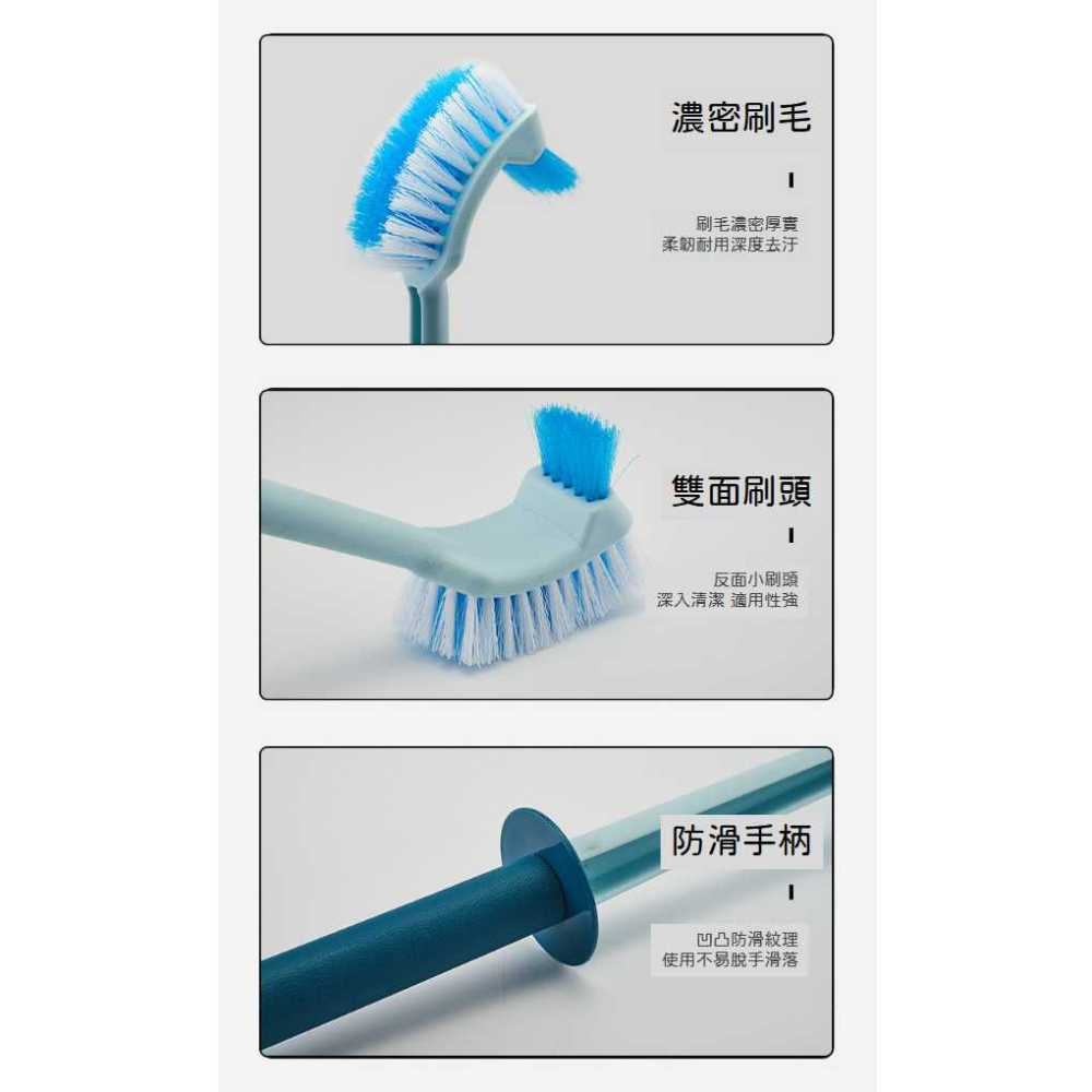 馬桶清潔刷 雙頭馬桶刷 清潔刷 長柄刷 浴室刷 廁所刷 壁掛馬桶刷 馬桶刷組 浴室清潔刷 刷馬桶 浴室清潔【P0556】-細節圖3