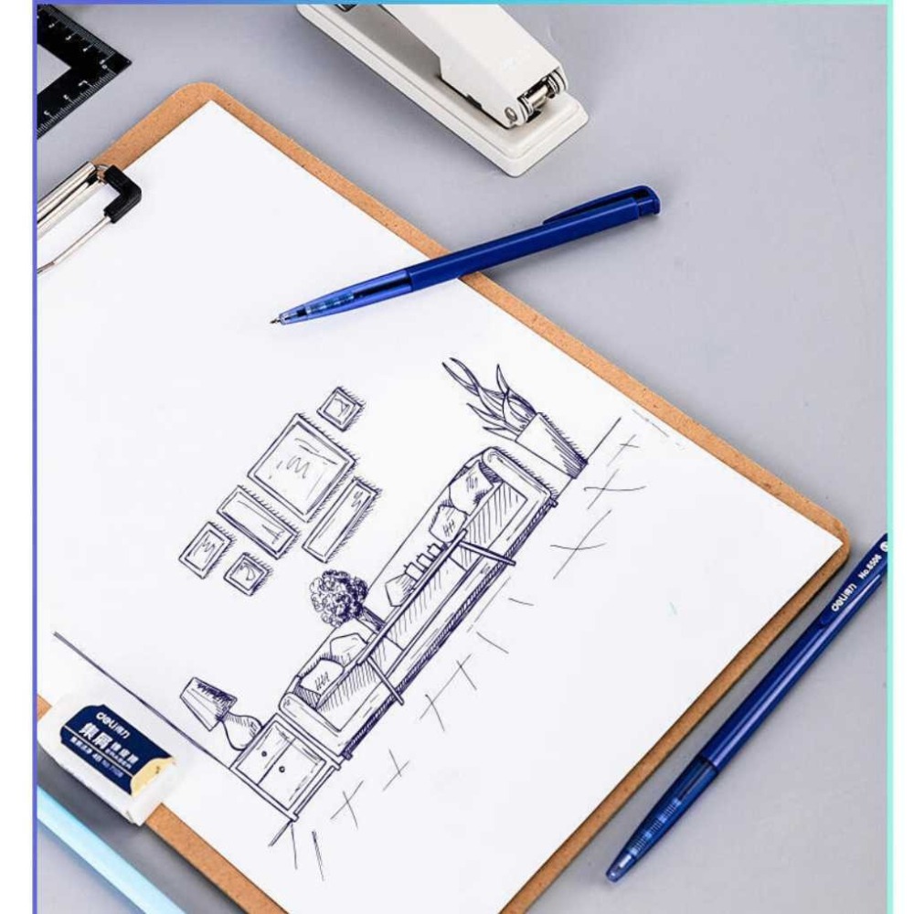 自動原子筆 得力原子筆 藍筆 0.7mm  按動圓珠筆 原子筆 自動原子筆 自動筆 超流暢 菜單筆 好寫【P0571】-細節圖4