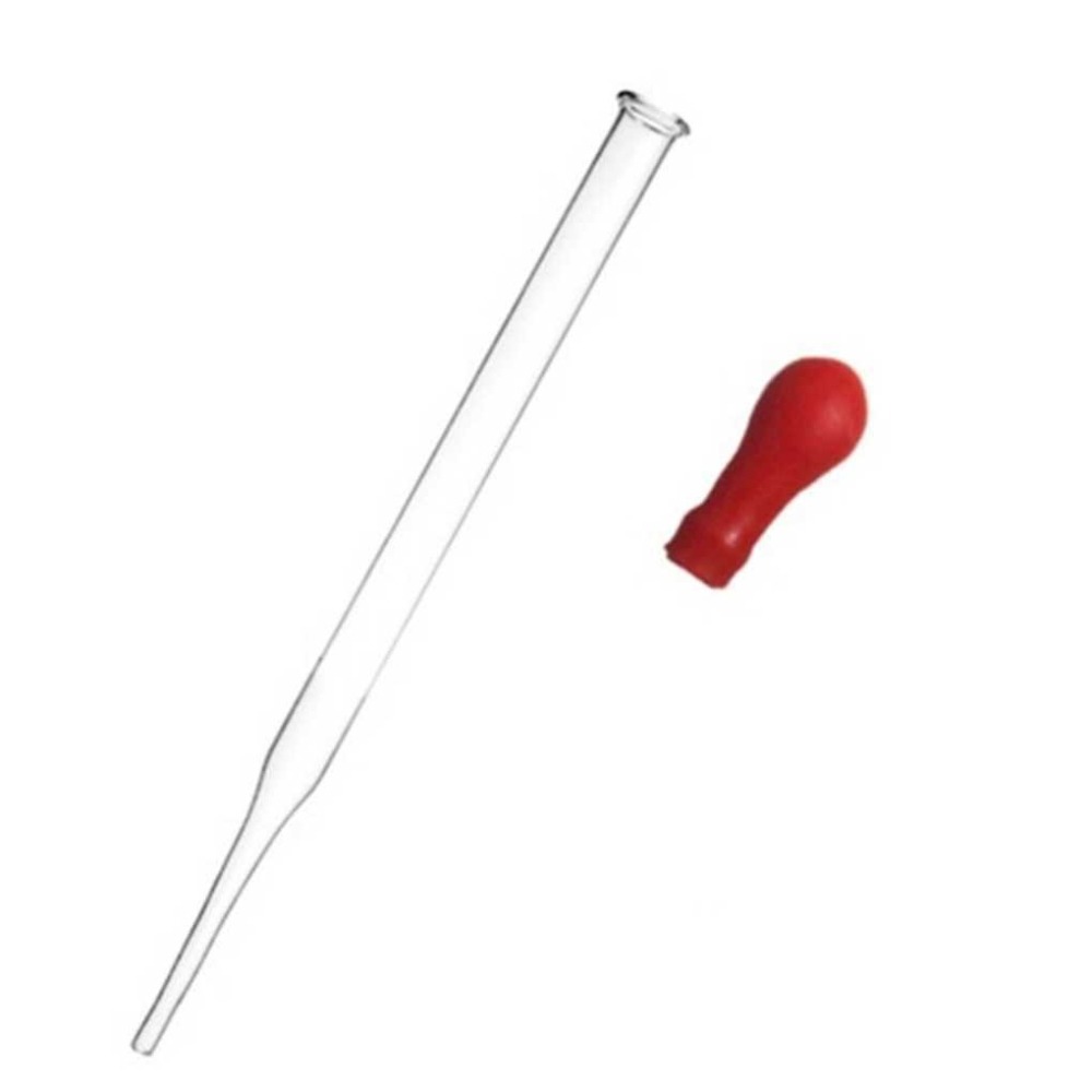 玻璃滴管 紅吸頭滴管 高矽硼滴管 10cm 15cm 20cm 實驗室用玻璃滴管 玻璃吸管 滴管清潔刷 滴管刷-細節圖4