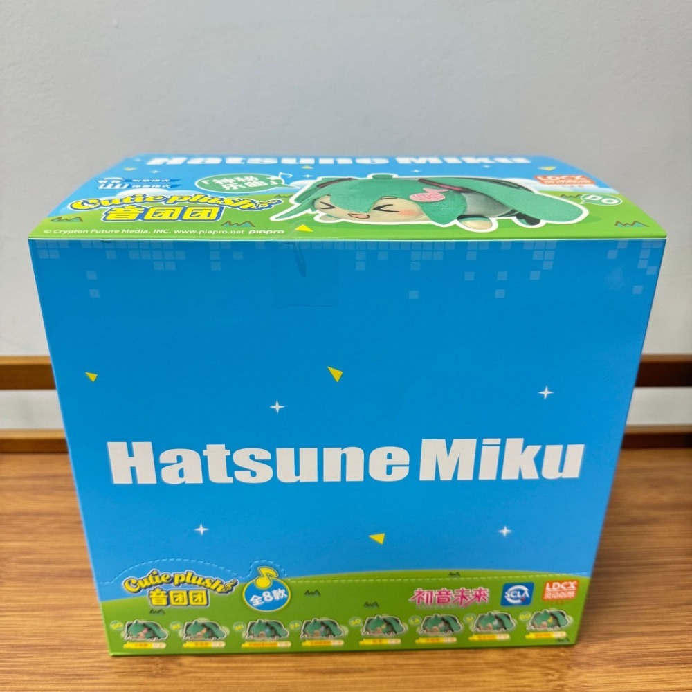 靈動創想 初音未來 音團團 毛絨玩偶系列 盲盒 盒玩 公仔-細節圖4
