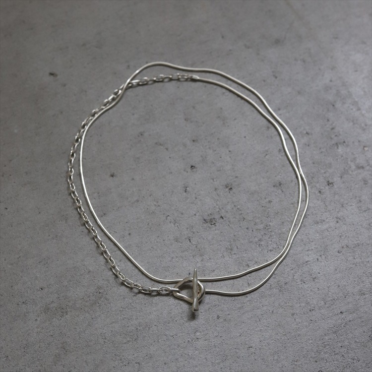 Vine嚴選實拍~文藝復興日本復古雙層鏈條多種戴法項鍊毛衣鏈-細節圖5