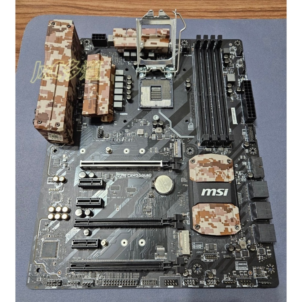 【JxC多邁】微星msi Z270 Camo Squad主機板 DDR4 1151腳位 附擋板-細節圖3