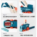 骨牌小火車【瑋婕現貨】骨牌小火車 益智兒童玩具 聲光小火車 電動 電池 啟發腦力 創意-規格圖8