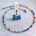 骨牌小火車【瑋婕現貨】骨牌小火車 益智兒童玩具 聲光小火車 電動 電池 啟發腦力 創意-規格圖8