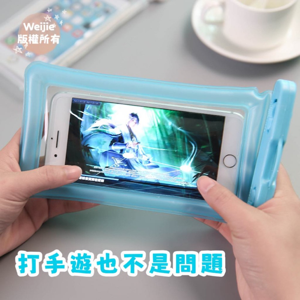 防水手機袋零錢袋【台灣賣家】手機防水套 手機防水袋 手機保護套 漂流袋 防水包包 防水套 可觸控式 夜光 手機防水袋-細節圖5