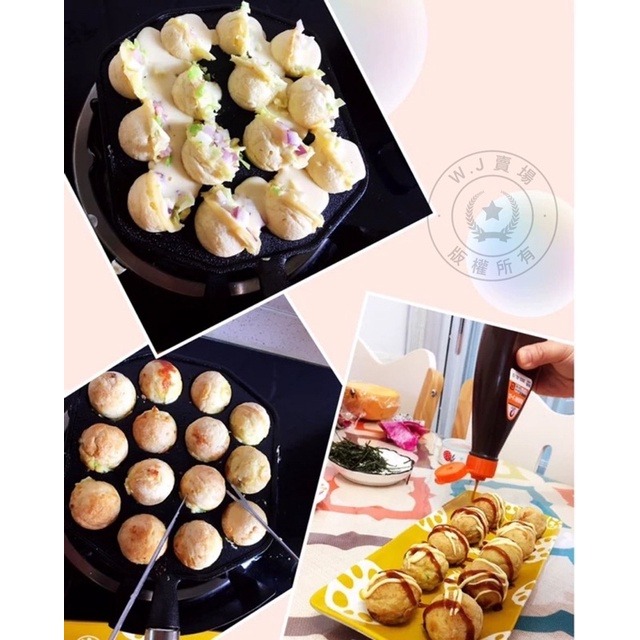 14孔章魚燒專業鑄鐵木柄烤盤【台灣賣家】 章魚燒烤盤 原生鐵鍋 煎鳥蛋 鳥蛋烤盤 露營必備 章魚燒-細節圖7