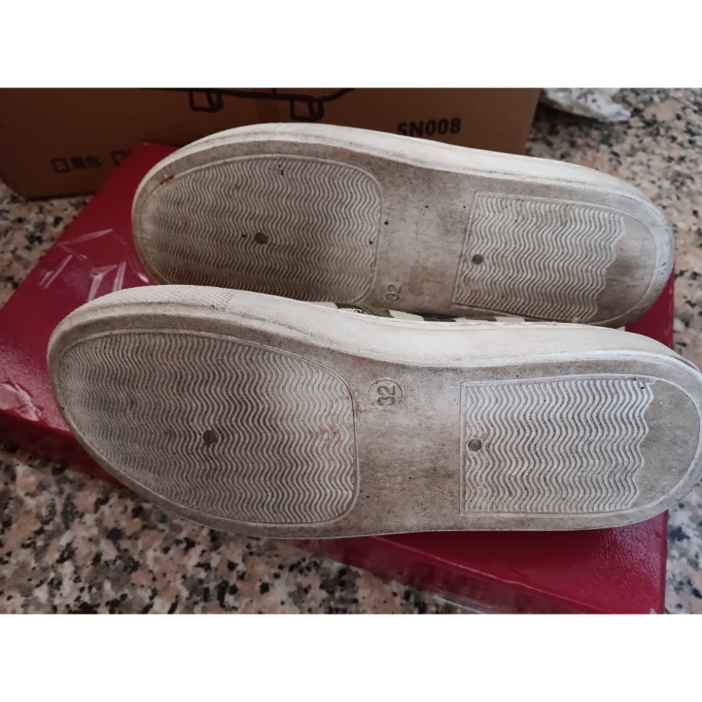 格紋童鞋-細節圖2