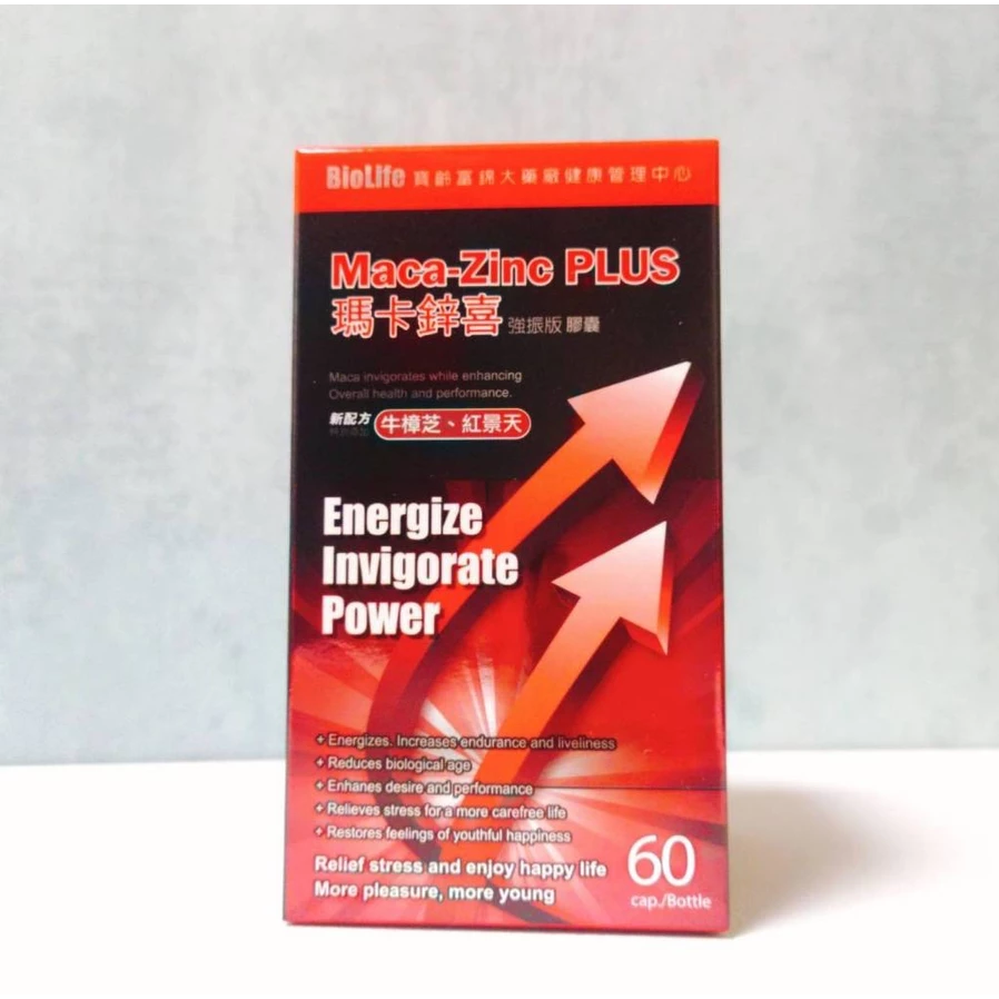 PBF寶齡富錦-瑪卡鋅喜60顆/入