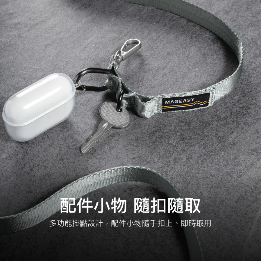 仙人掌哥 MAGEASY Strap 手機掛繩組 | 20mm(含掛片) 繩索背帶 iPhone 掛繩夾片 手機掛繩-細節圖2