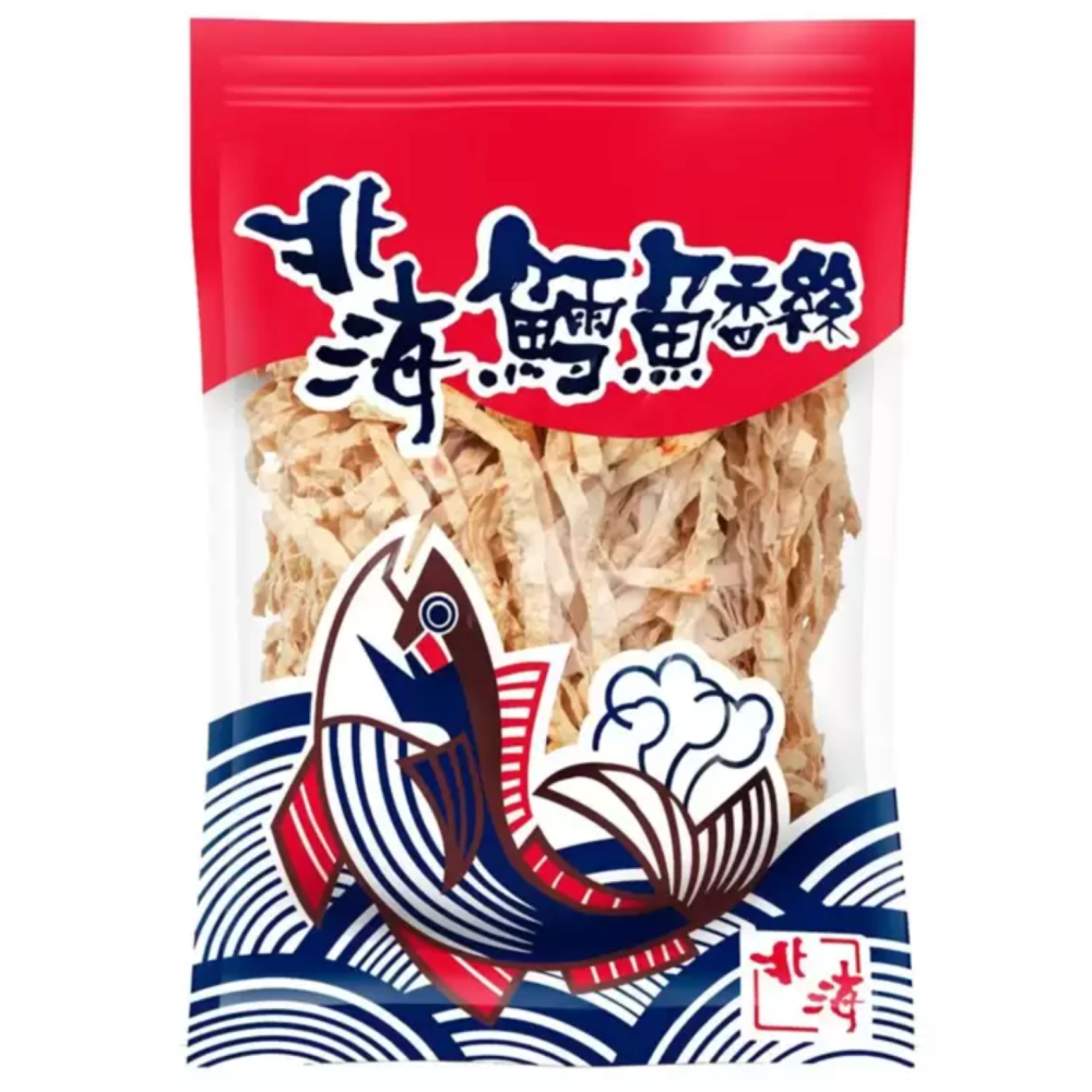 仙人掌哥 好市多 北海 北海鱈魚香絲 鱈魚香絲 辣味細條 鱈魚 香絲 600g/包-細節圖2