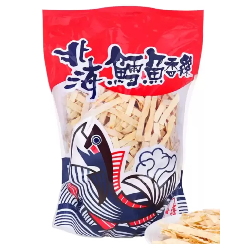 仙人掌哥 好市多 北海 北海鱈魚香絲 鱈魚香絲 辣味細條 鱈魚 香絲 600g/包-規格圖4