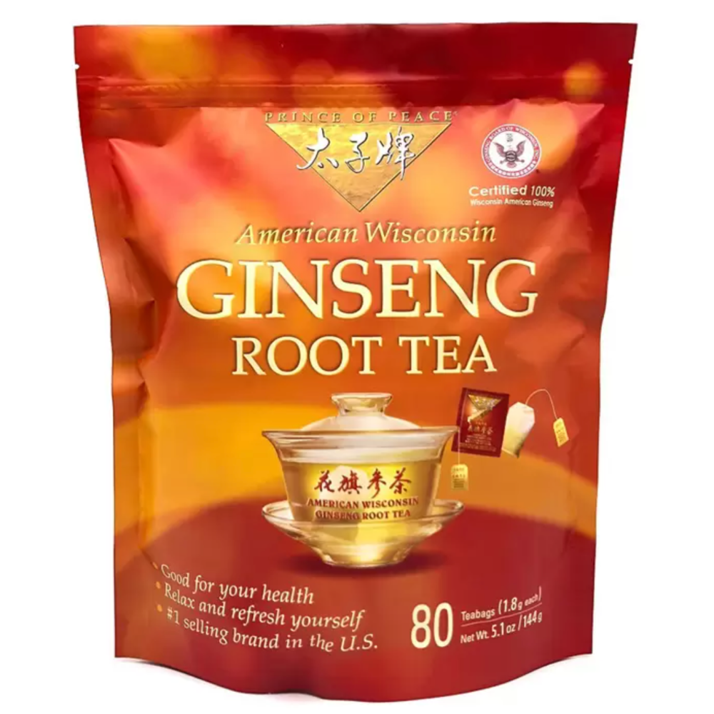 仙人掌哥 好市多 太子牌 威斯康辛州花旗蔘茶 1.8公克 X 80包 Ginseng Root Tea 花旗蔘 蔘茶-細節圖3