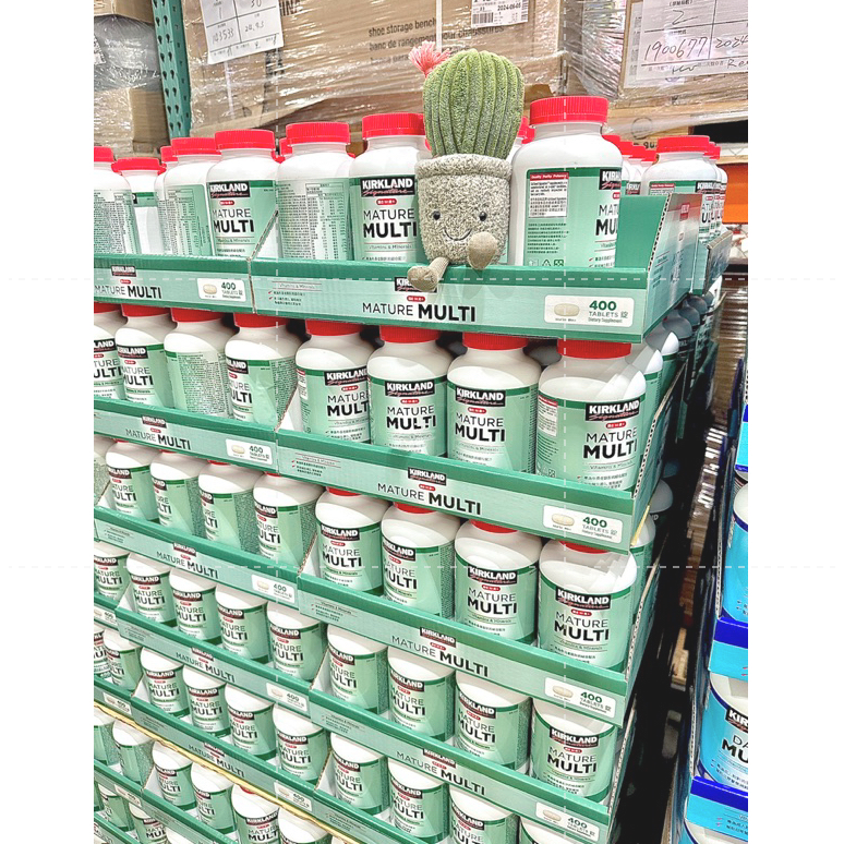 仙人掌哥 好市多 科克蘭 年長者綜合維生素錠 400粒/罐 綜合維他命 維他命 罐裝-細節圖3