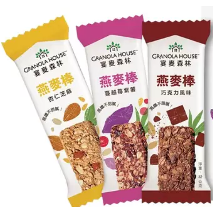 仙人掌哥 好市多 宴麥森林 綜合纖脆燕麥棒 32g/條 單條拆售 拆售 3種口味 杏仁芝麻 紫薯 巧克力-細節圖6
