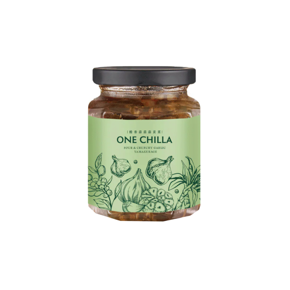 『ONE CHILLA』灣沏辣 仙人掌哥｜醋香貢菜 蒜蒜脆貢菜 椒麻貢菜 泰式鮮檸辣醬 沙蟹雞油 剝皮雙椒 芝芝貢菜-規格圖7