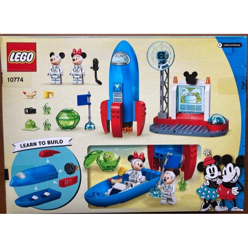 【LOG】樂高 LEGO 10774 DISNEY系列 米奇&米妮太空火箭-細節圖2