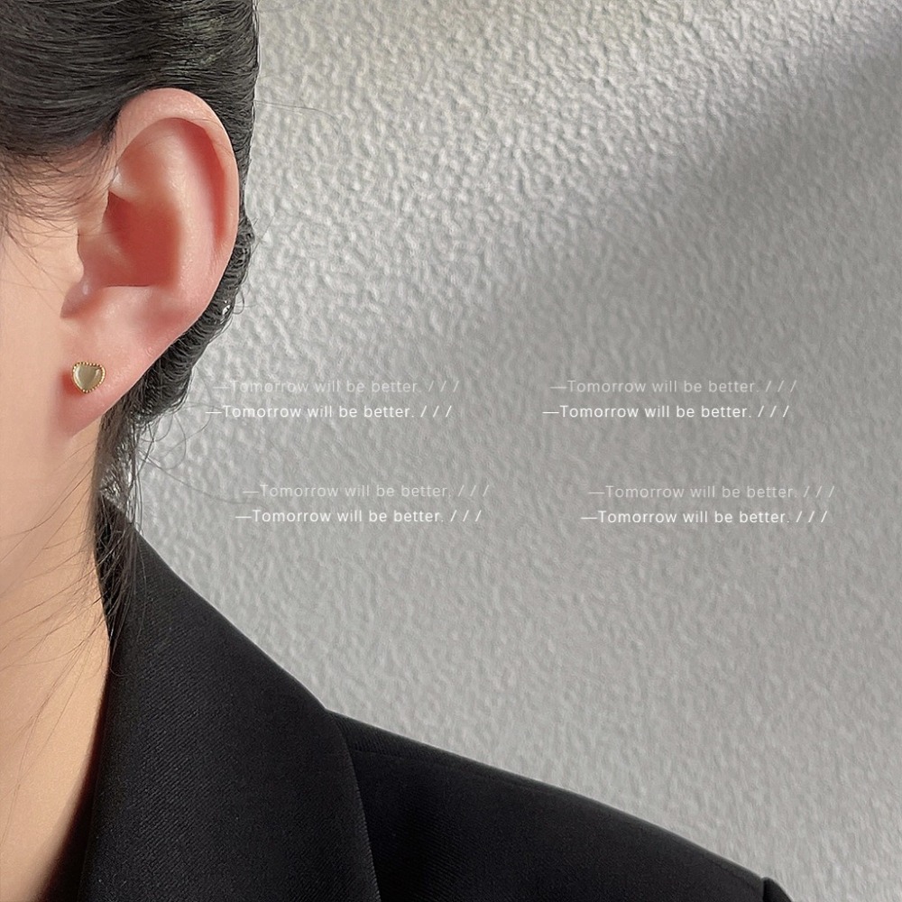 小清新鋯石耳釘-細節圖3