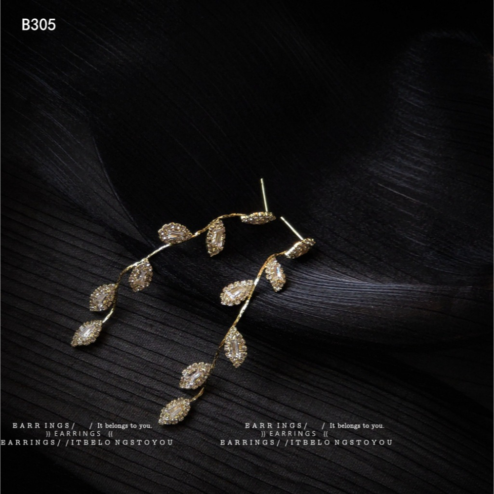 金枝玉葉韓系耳釘-細節圖3
