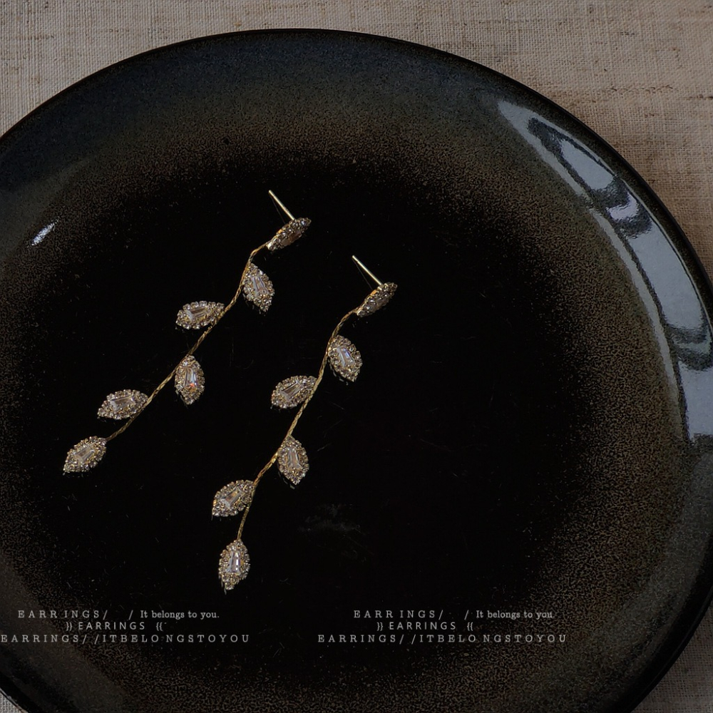 金枝玉葉韓系耳釘-細節圖5